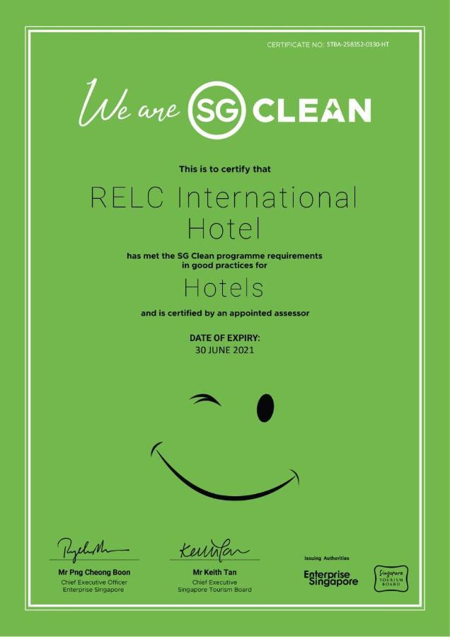 Relc International Hotel Singapur Exterior foto